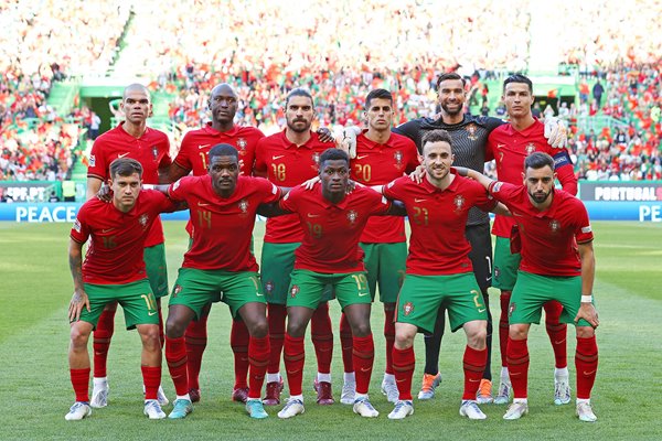 Portugal team v Switzerland Nations League Lisbon 2022