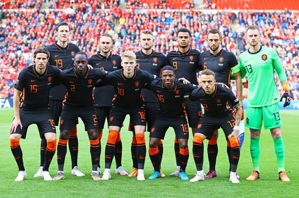 Netherlands team v Wales Nations League Cardiff 2022