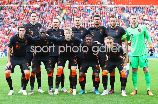 Netherlands team v Wales Nations League Cardiff 2022