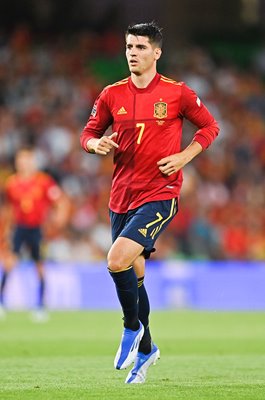 Alvaro Morata Spain v Portugal Nations League Seville 2022