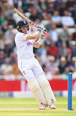 Ollie Pope England hooks v New Zealand Trent Bridge Test 2022