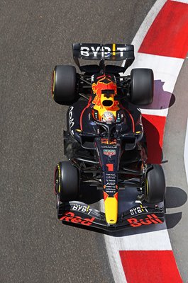 Max Verstappen Red Bull Overhead View Azerbaijan GP 2022