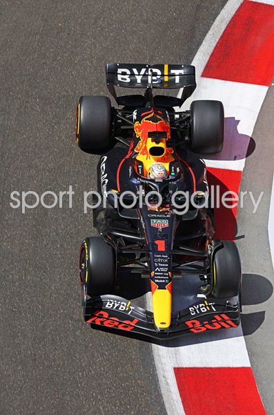 Max Verstappen Red Bull Overhead View Azerbaijan GP 2022