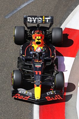 Sergio Perez Red Bull Overhead View Azerbaijan GP 2022