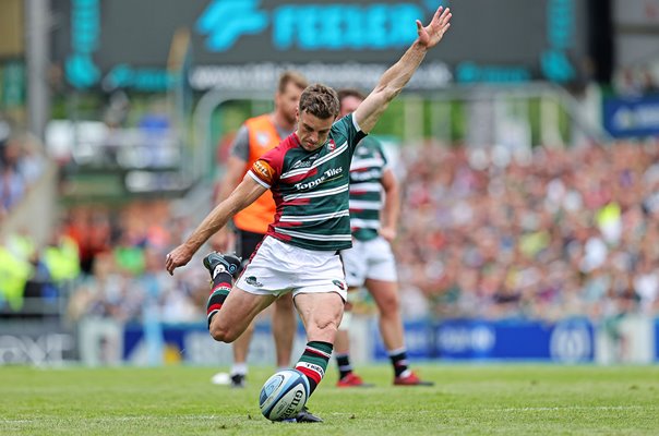 George Ford Leicester kicks v Northampton Premiership Semi-Final 2022