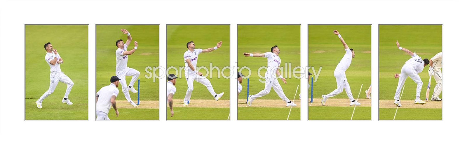 James Anderson England Six Stage Bowling Action Sequence James Anderson England Six Stage Bowling Action Sequence