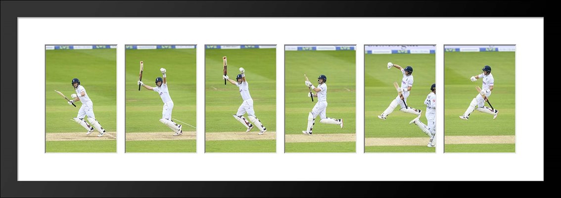 Joe Root England Six Stage Celebration Sequence
