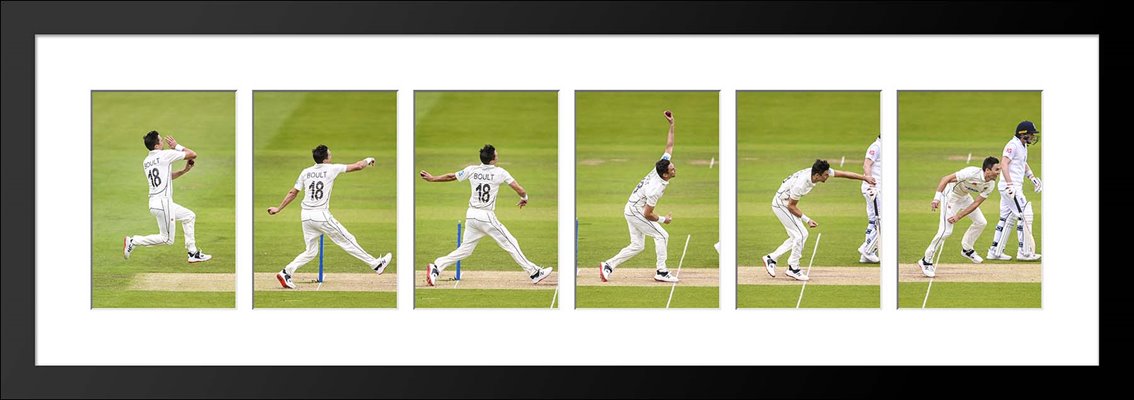 Trent Boult New Zealand Six Stage Bowling Action Sequence