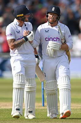 Ben Stokes & Jonny Bairstow England v New Zealand Nottingham 2022