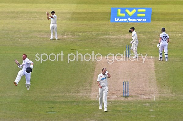 Jonny Bairstow England celebrates century v New Zealand Nottingham 2022