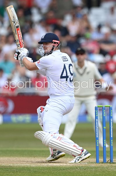 Alex Lees England v New Zealand Trent Bridge Test 2022