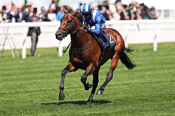 Jim Crowley riding Baaeed wins Queen Anne Stakes Royal Ascot 2022  