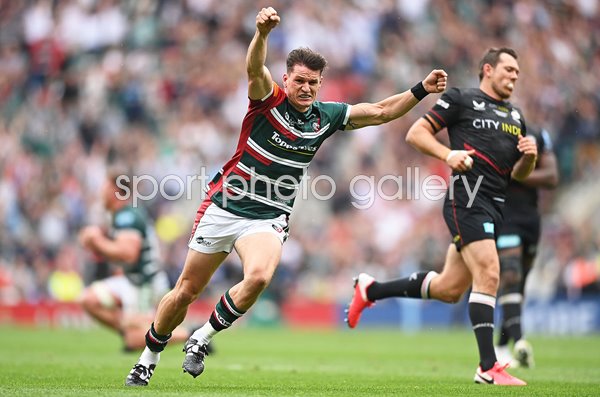 Freddie Burns Leicester wins Premiership Rugby Final 2022