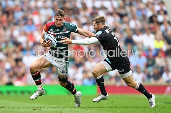 Freddie Steward Leicester v Elliot Daly Premiership Rugby Final 2022