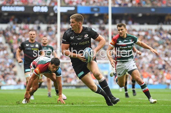 Owen Farrell Saracens v Leicester Premiership Rugby Final 2022