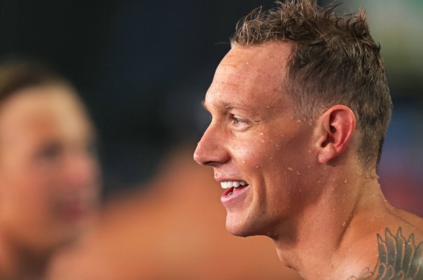 Caeleb Dressel USA wins Gold 50m Freestyle World Swimming 2022