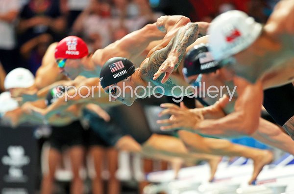 Caeleb Dressel USA 50m Butterfly Final Start World Swimming 2022