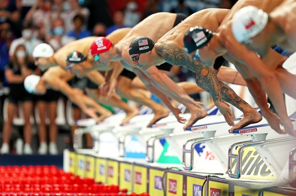 Caeleb Dressel USA 50m Butterfly Final Start World Swimming 2022