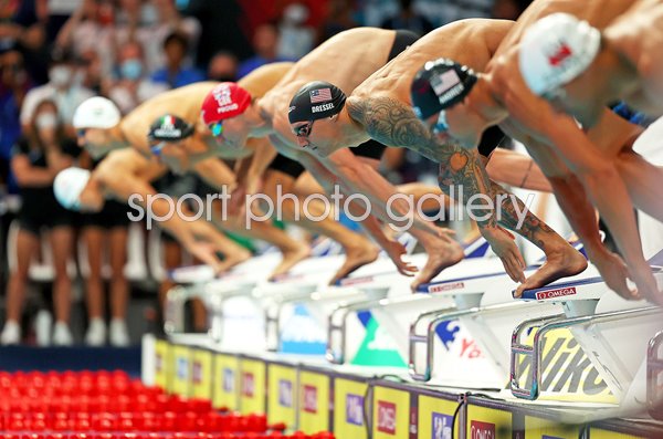 Caeleb Dressel USA 50m Butterfly Final Start World Swimming 2022