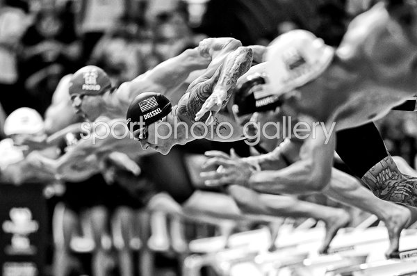 Caeleb Dressel USA 50m Butterfly Start World Swimming Budapest 2022