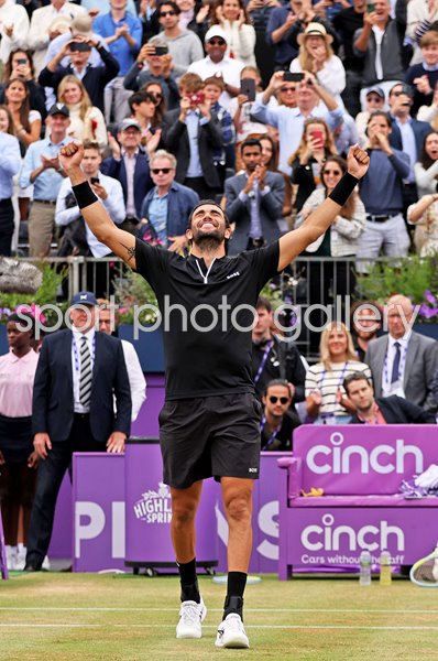 Matteo Berrettini Italy wins at Queen's Club London 2022