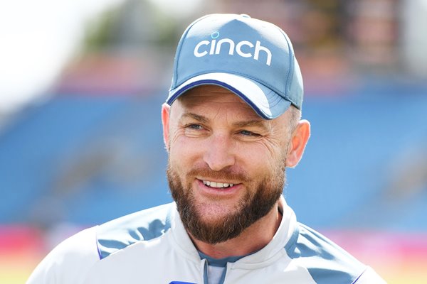 England coach Brendon McCullum v New Zealand Headingley Test 2022