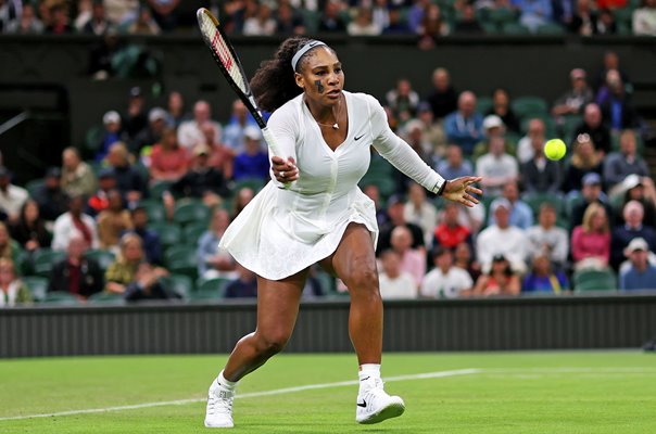 Serena Williams Centre Court forehand Wimbledon 2022
