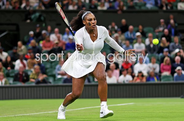 Serena Williams Centre Court forehand Wimbledon 2022