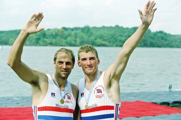 Steve Redgrave and Matthew Pinsent World Rowing Pairs Gold Indiana 1994
