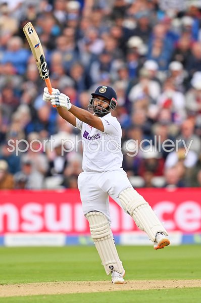 Rishabh Pant India batting flourish v England Edgbaston 2022