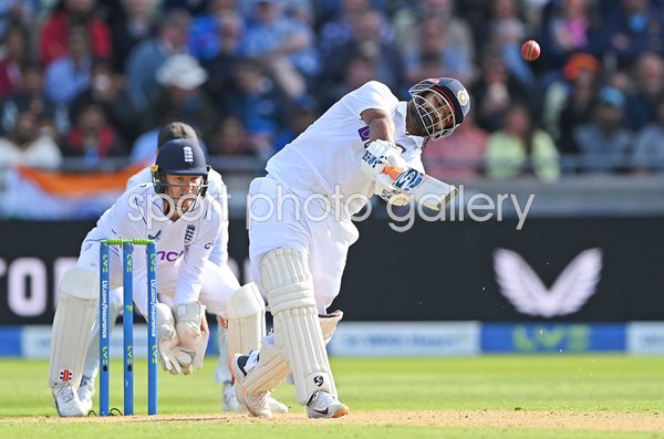 Rishabh Pant India batting v England Edgbaston 2022