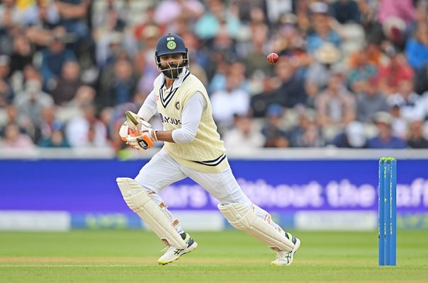 Ravindra Jadeja India bats v England Edgbaston 2022