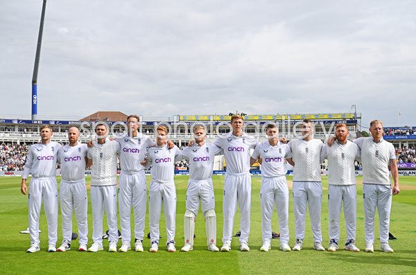 England team line up v India Edgbaston Test Match 2022