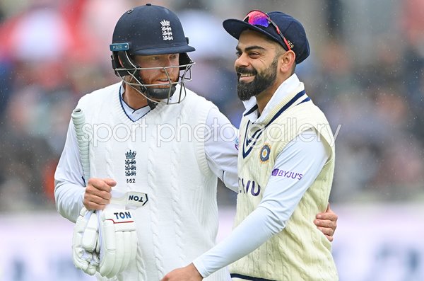 Jonathan Bairstow England & Virat Kohli India Edgbaston 2022