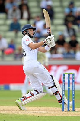 Joe Root England reverse scoop six v India Edgbaston 2022