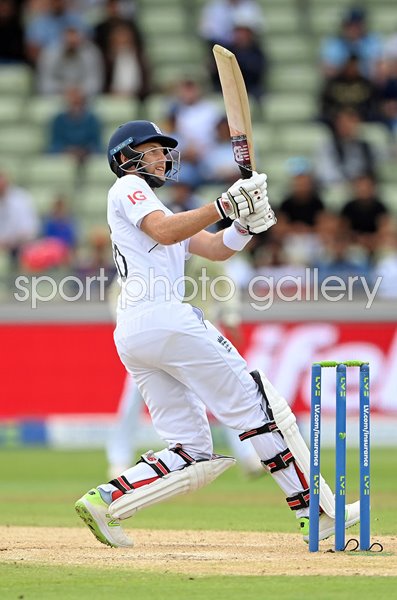 Joe Root England reverse scoop six v India Edgbaston 2022