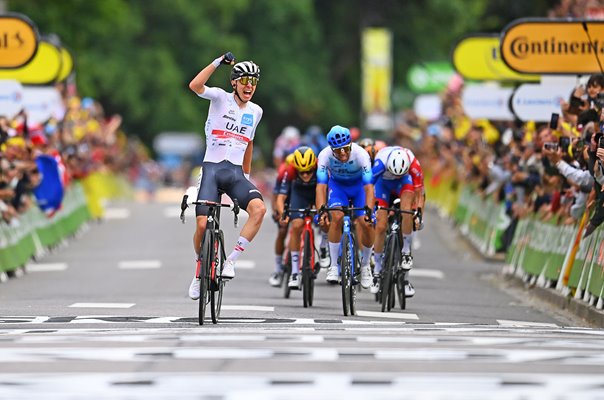 Tadej Pogacar Slovenia wins Stage 6 Tour de France 2022