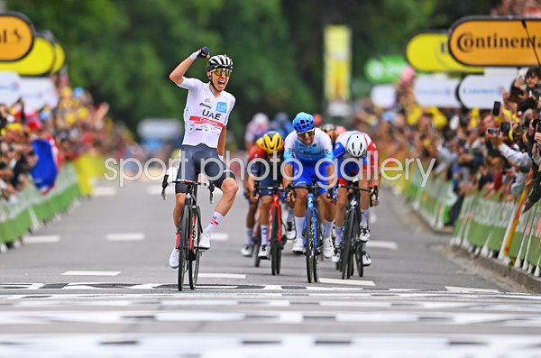 Tadej Pogacar Slovenia wins Stage 6 Tour de France 2022