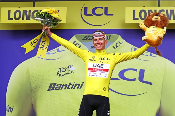 Tadej Pogacar Slovenia Yellow Jersey Stage 6 Tour de France 2022  