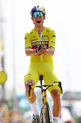 Wout Van Aert Belgium wins Stage 4 Tour de France 2022