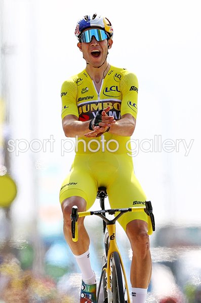 Wout Van Aert Belgium wins Stage 4 Tour de France 2022