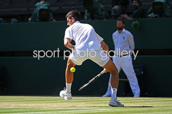 Novak Djokovic trick shot v Cameron Norrie Wimbledon Semi Final 2022