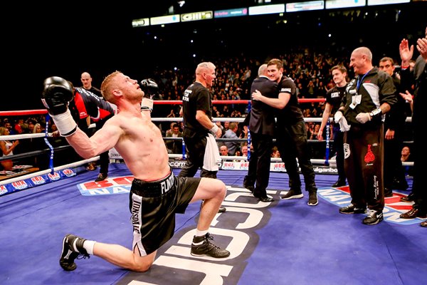 Andrew Flintoff beats Richard Dawson Manchester 2012