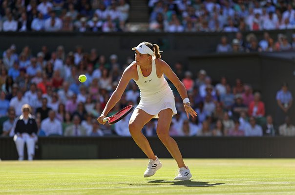 Elena Rybakina Kazakhstan backhand Semi Final win Wimbledon 2022