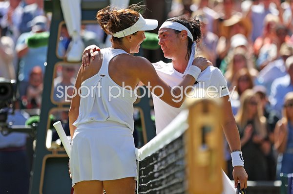 Ons Jabeur Tunisia beats Tatjana Maria Wimbledon Semi Final 2022