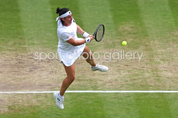 Ons Jabeur Tunisia v Tatjana Maria Wimbledon Semi Final 2022
