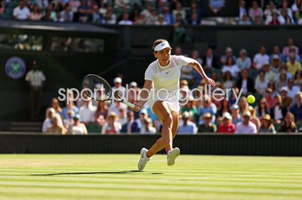 Simona Halep Romania v Elena Rybakina Wimbledon Semi Final 2022