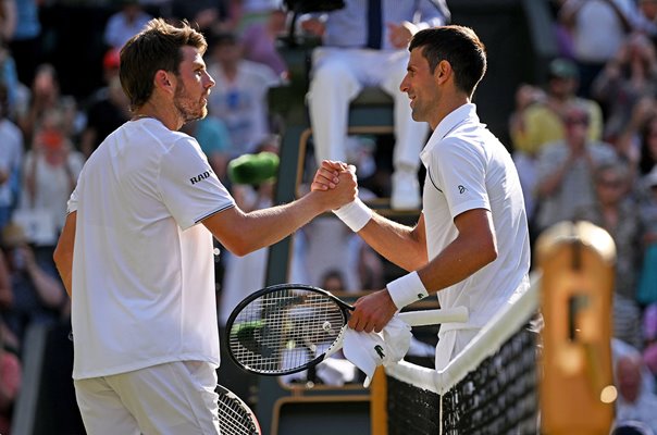 Novak Djokovic beats Cameron Norrie Semi Final Wimbledon 2022
