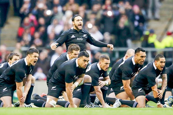 Piri Weepu lead All Blacks Haka Twickenham 2012