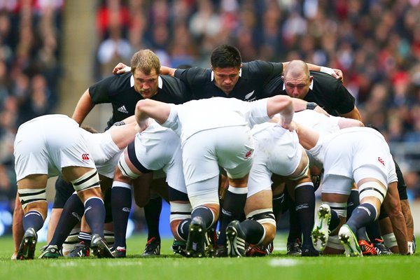 New Zealand Front row v England Twickenham 2012